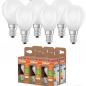 Preview: 6er OSRAM E14 LED Lampe Classic matt 2,2W wie 40W warmweißes Licht 2700K - Energy efficiency class A